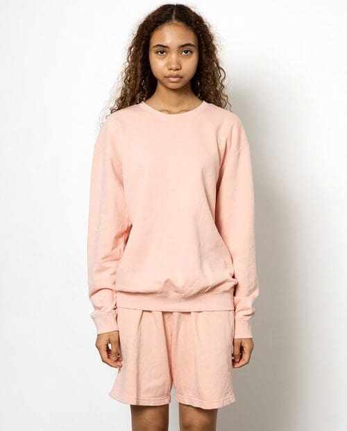 cc1466 Garment Dyed 6.4 oz Lightweight Crewneck Sweatshirt COMFORT COLORS