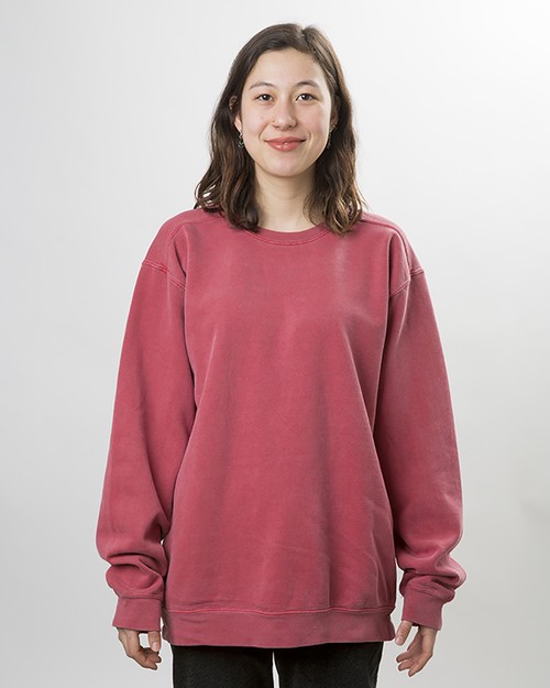 cc1566 Garment Dyed 9.5 oz Crewneck Sweatshirt COMFORT COLORS