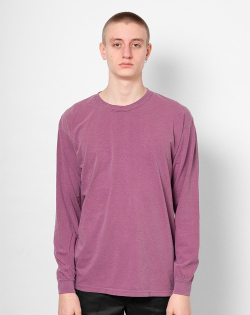 cc6014 Garment Dyed 6.1 oz Long Sleeve Tee COMFORT COLORS