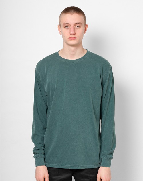 cc6014 Garment Dyed 6.1 oz Long Sleeve Tee COMFORT COLORS