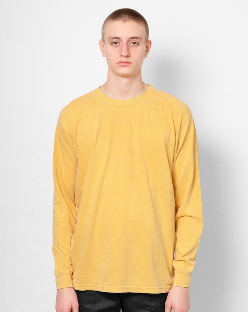 cc6014 Garment Dyed 6.1 oz Long Sleeve Tee COMFORT COLORS