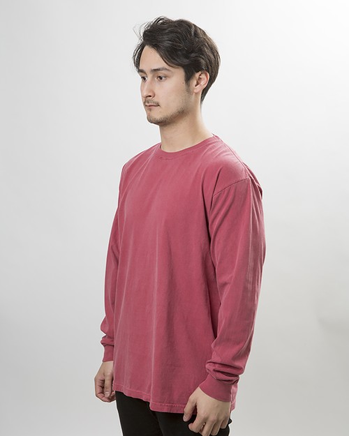 cc6014 Garment Dyed 6.1 oz Long Sleeve Tee COMFORT COLORS