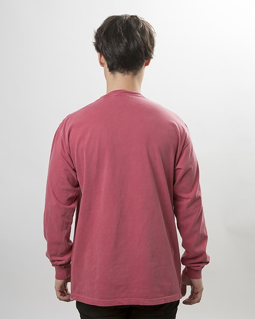 cc6014 Garment Dyed 6.1 oz Long Sleeve Tee COMFORT COLORS