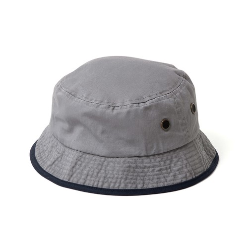 nf1519 Washed Bucket Hat with Trim