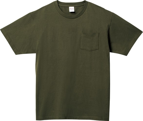 00109-PCT 5.6オンス ヘビーウェイトポケットTシャツ