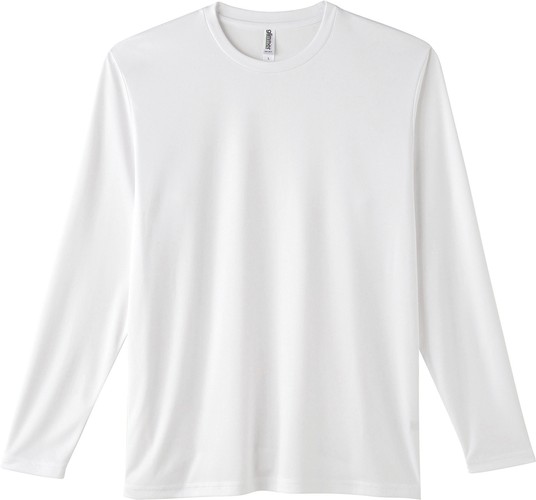 00352-AIL 3.5オンス インターロック ドライ長袖Tシャツ