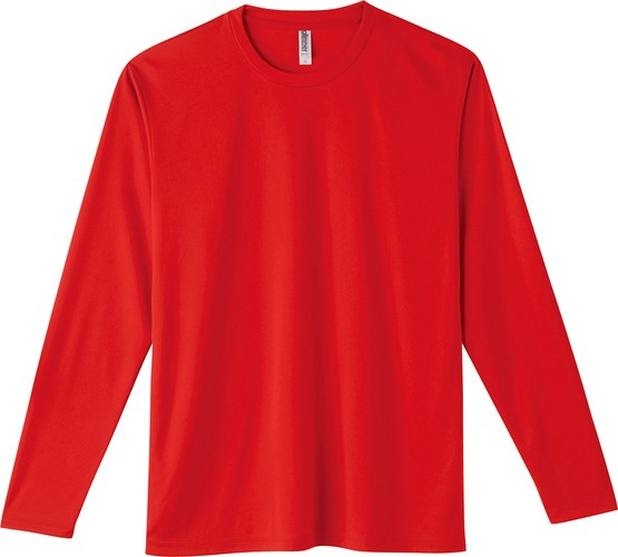 00352-AIL 3.5オンス インターロック ドライ長袖Tシャツ