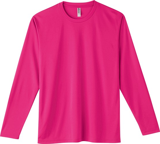 00352-AIL 3.5オンス インターロック ドライ長袖Tシャツ