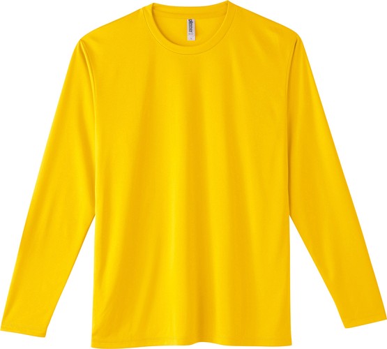 00352-AIL 3.5オンス インターロック ドライ長袖Tシャツ