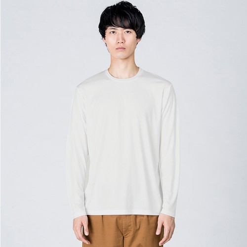 00352-AIL 3.5オンス インターロック ドライ長袖Tシャツ