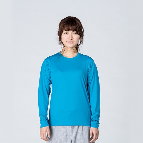 00352-AIL 3.5オンス インターロック ドライ長袖Tシャツ