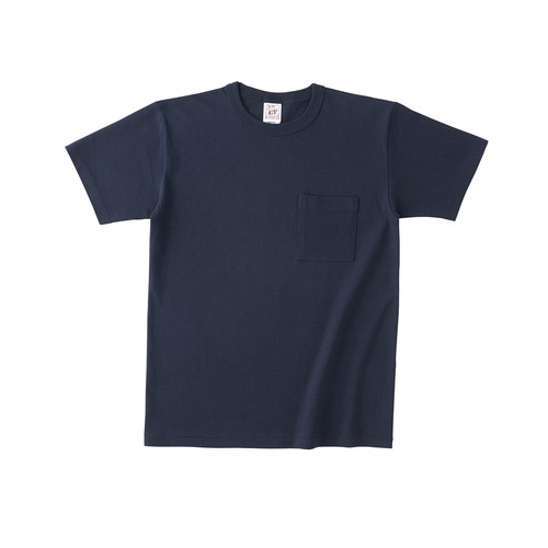 OE1119 オープンエンド マックスウェイト バインダーネック ポケットTシャツ