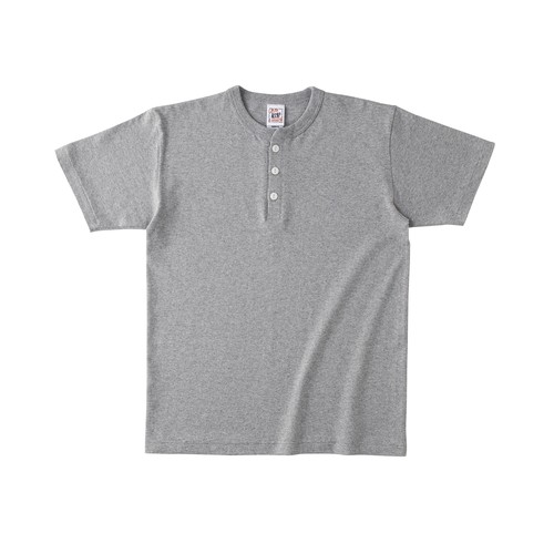 OE1120 オープンエンド マックスウェイト ヘンリーネックTシャツ