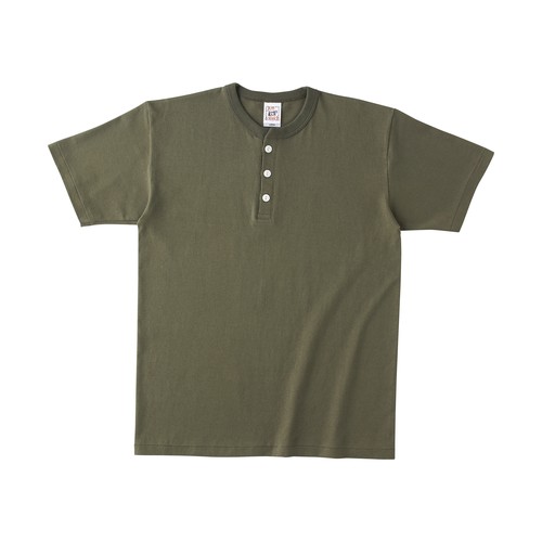 OE1120 オープンエンド マックスウェイト ヘンリーネックTシャツ
