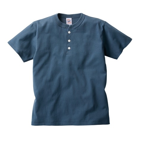 OE1120 オープンエンド マックスウェイト ヘンリーネックTシャツ
