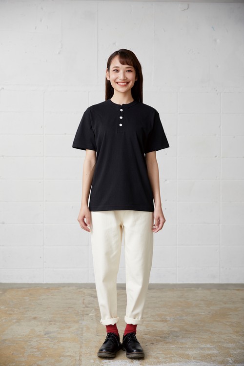 OE1120 オープンエンド マックスウェイト ヘンリーネックTシャツ