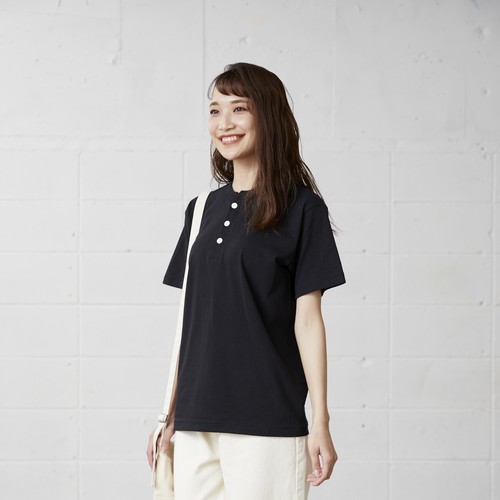 OE1120 オープンエンド マックスウェイト ヘンリーネックTシャツ