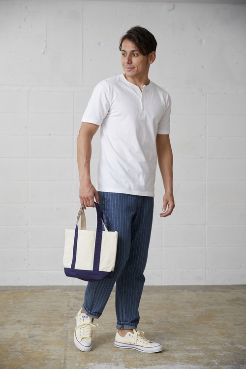 OE1120 オープンエンド マックスウェイト ヘンリーネックTシャツ