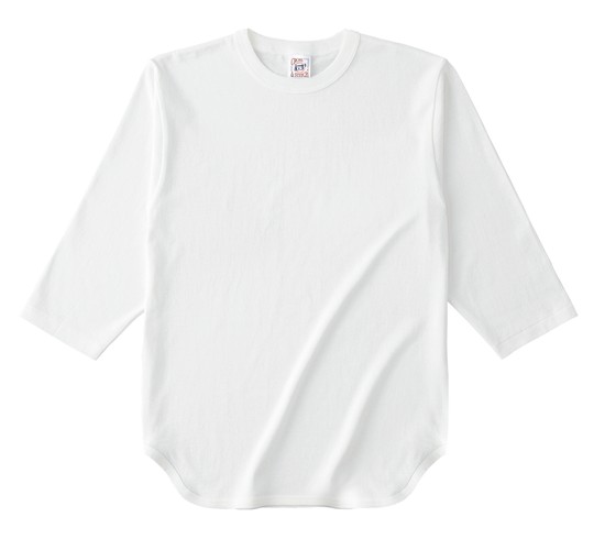 OE1230 オープンエンド 3/4スリーブ ベースボールTシャツ