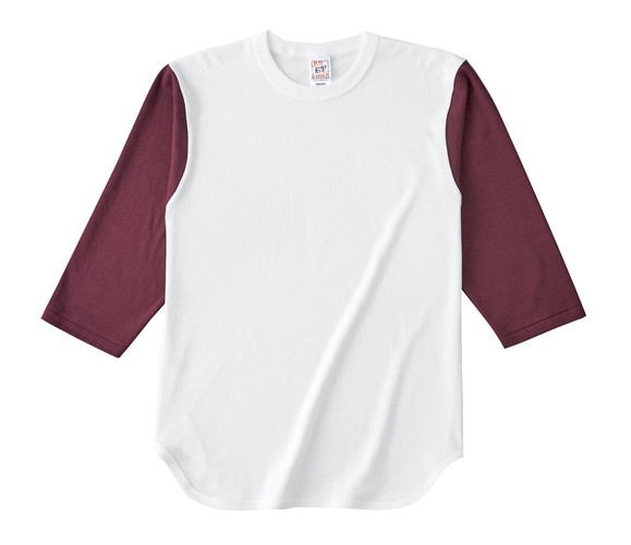 OE1230 オープンエンド 3/4スリーブ ベースボールTシャツ