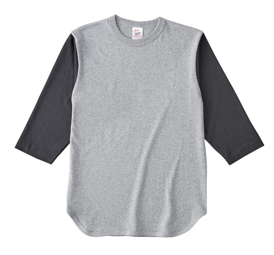 OE1230 オープンエンド 3/4スリーブ ベースボールTシャツ