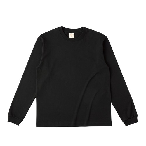 OGL-914 オーガニックコットンロングスリーブTシャツ(リブ有り)