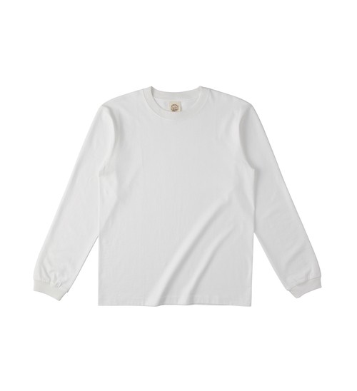 OGL-914 オーガニックコットンロングスリーブTシャツ(リブ有り)