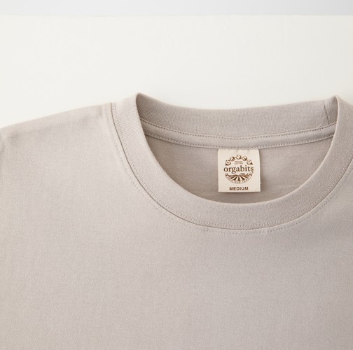 OGL-914 オーガニックコットンロングスリーブTシャツ(リブ有り)