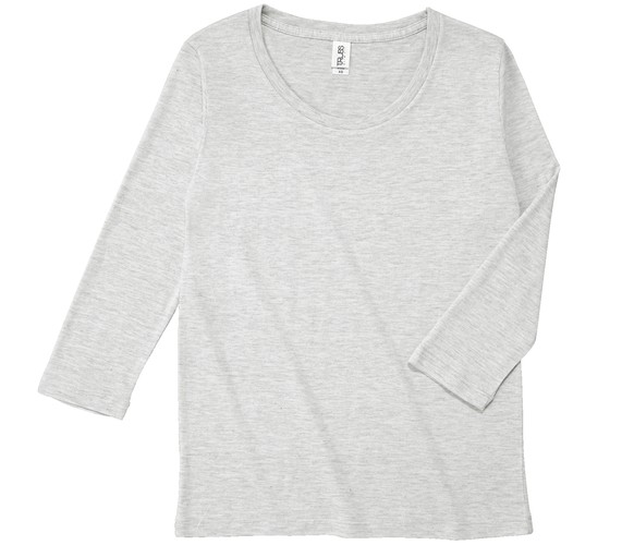 TBL-117 トライブレンド 3/4スリーブTシャツ(レディース)