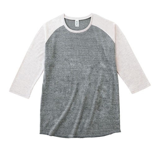 TQS-122 トライブレンド ラグラン 7分袖Tシャツ