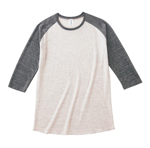 TQS-122 トライブレンド ラグラン 7分袖Tシャツ