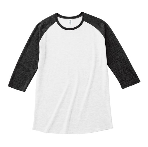 TQS-122 トライブレンド ラグラン 7分袖Tシャツ