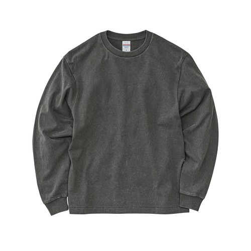 4231-01 6.2オンス オープンエンド フェードウォッシュ ロングスリーブ Tシャツ（2.1インチリブ）