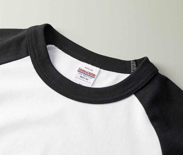 5041-01 5.6オンス ラグランスリーブ Tシャツ