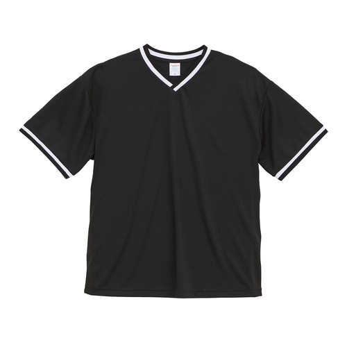 5927-01 4.1オンス ドライアスレチック ルーズフィット ラインリブ Tシャツ