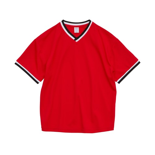 5927-01 4.1オンス ドライアスレチック ルーズフィット ラインリブ Tシャツ