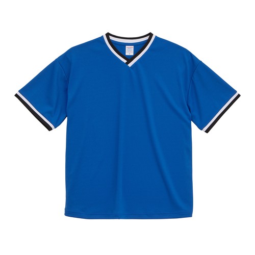 5927-01 4.1オンス ドライアスレチック ルーズフィット ラインリブ Tシャツ