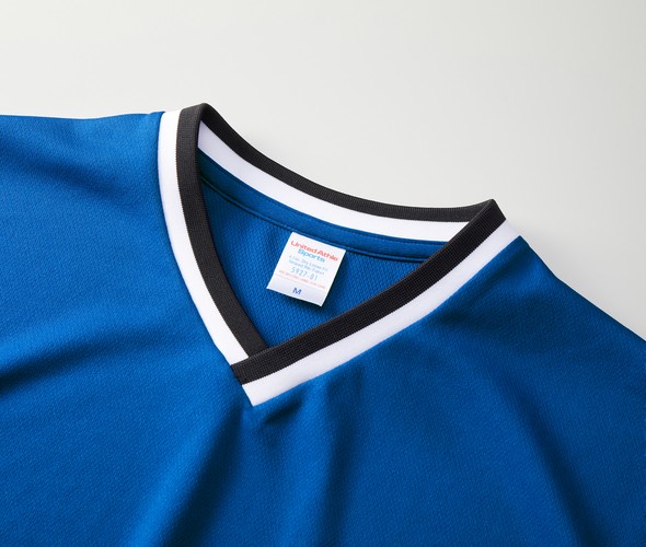 5927-01 4.1オンス ドライアスレチック ルーズフィット ラインリブ Tシャツ