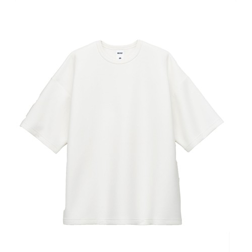 MS1167 8オンスダンボールニットビッグシルエットTシャツ(ポリジン加工) LIFEMAX